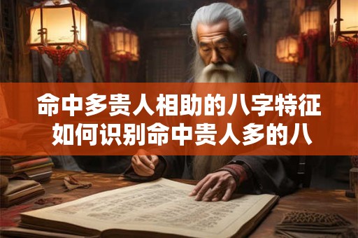 命中多贵人相助的八字特征 如何识别命中贵人多的八字