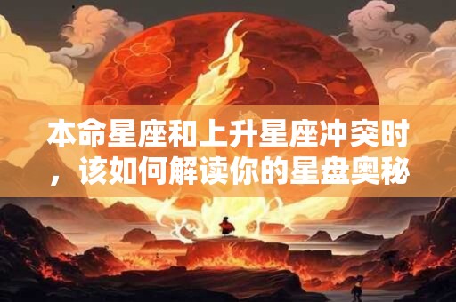 本命星座和上升星座冲突时，该如何解读你的星盘奥秘
