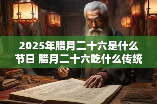 2025年腊月二十六是什么节日 腊月二十六吃什么传统食物