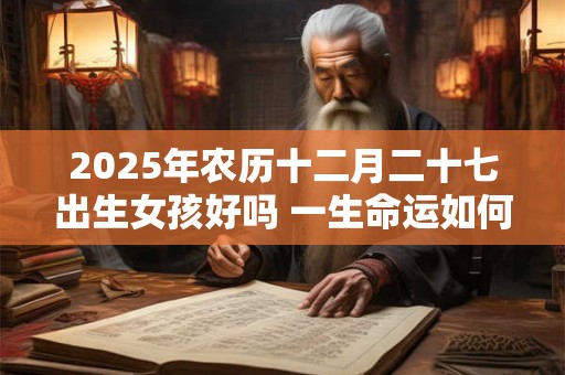 2025年农历十二月二十七出生女孩好吗 一生命运如何