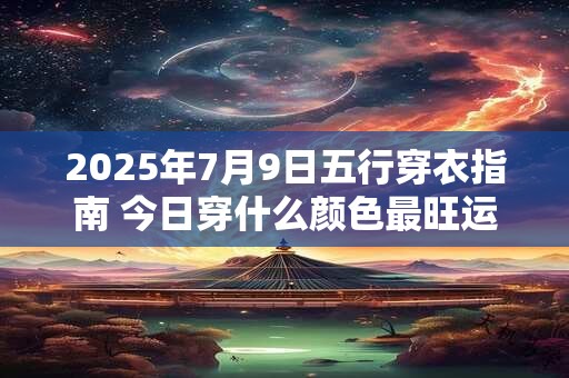 2025年7月9日五行穿衣指南 今日穿什么颜色最旺运