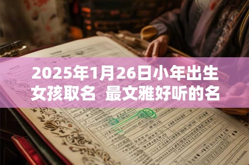 2025年1月26日小年出生女孩取名  最文雅好听的名字