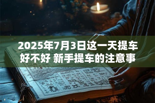 2025年7月3日这一天提车好不好 新手提车的注意事项