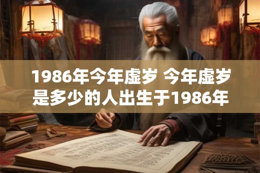 1986年今年虚岁 今年虚岁是多少的人出生于1986年