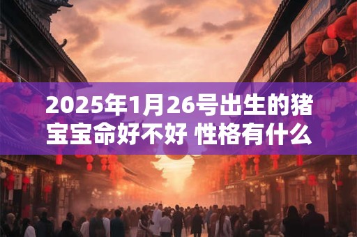 2025年1月26号出生的猪宝宝命好不好 性格有什么特点 2025年1月26号出生的猪宝宝命好不好 性格有什么特点