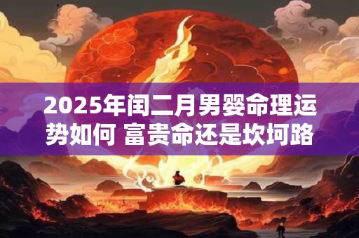 2025年闰二月男婴命理运势如何 富贵命还是坎坷路