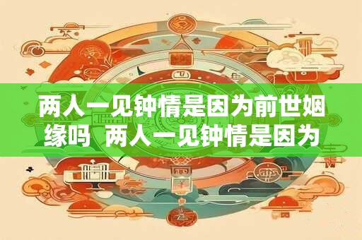 两人一见钟情是因为前世姻缘吗  两人一见钟情是因为前世姻缘吗
