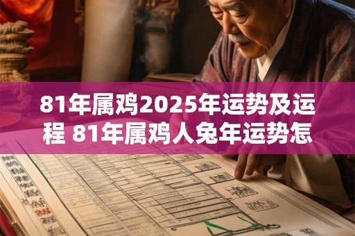 81年属鸡2025年运势及运程 81年属鸡人兔年运势怎么样