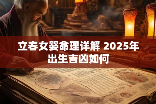 立春女婴命理详解 2025年出生吉凶如何