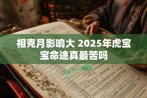 相克月影响大 2025年虎宝宝命途真最苦吗