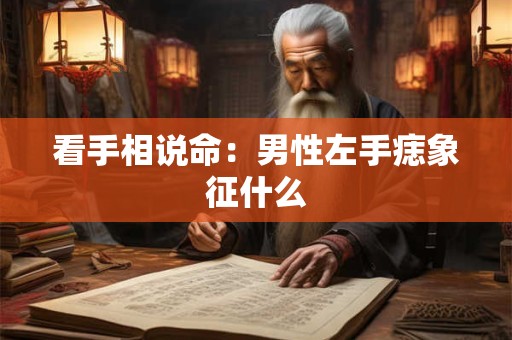 看手相说命：男性左手痣象征什么