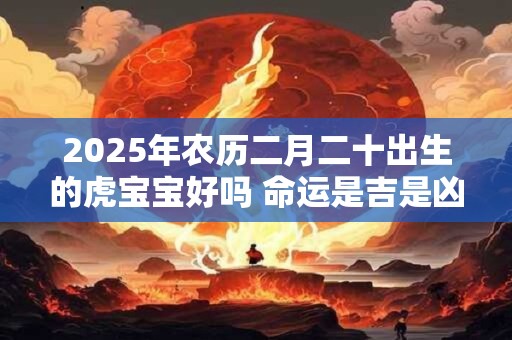 2025年农历二月二十出生的虎宝宝好吗 命运是吉是凶