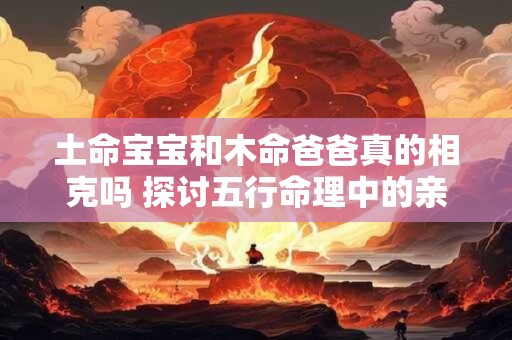 土命宝宝和木命爸爸真的相克吗 探讨五行命理中的亲子互动