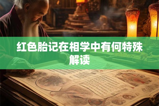 红色胎记在相学中有何特殊解读