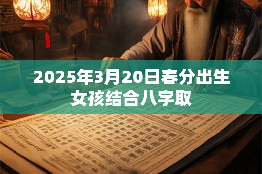 2025年3月20日春分出生女孩结合八字取