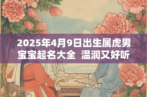 2025年4月9日出生属虎男宝宝起名大全  温润又好听