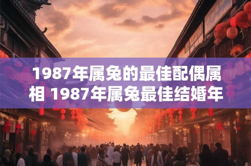 1987年属兔的最佳配偶属相 1987年属兔最佳结婚年龄
