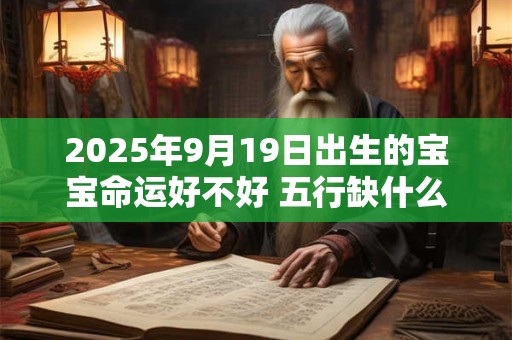 2025年9月19日出生的宝宝命运好不好 五行缺什么 2025年9月19日出生的宝宝命运好不好 五行缺什么