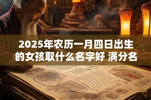 2025年农历一月四日出生的女孩取什么名字好 满分名字推荐