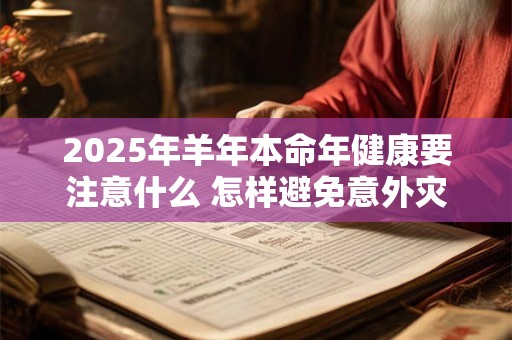 2025年羊年本命年健康要注意什么 怎样避免意外灾祸
