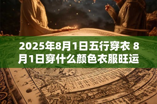 2025年8月1日五行穿衣 8月1日穿什么颜色衣服旺运