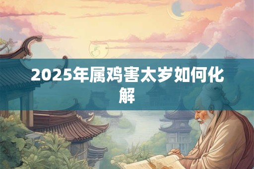 2025年属鸡害太岁如何化解