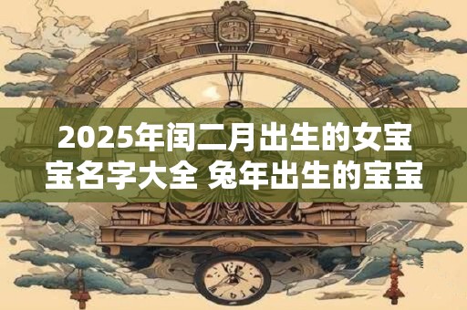 2025年闰二月出生的女宝宝名字大全 兔年出生的宝宝取名宝典