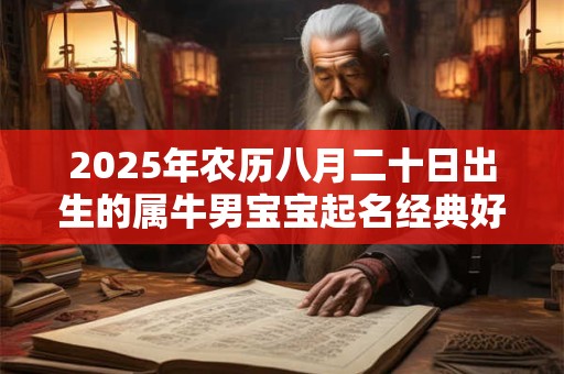 2025年农历八月二十日出生的属牛男宝宝起名经典好名字
