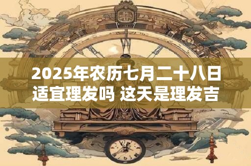 2025年农历七月二十八日适宜理发吗 这天是理发吉日吗 2025年农历七月二十八日适宜理发吗 这天是理发吉日吗