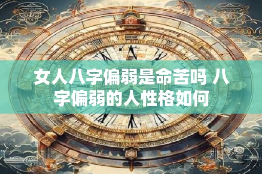 女人八字偏弱是命苦吗 八字偏弱的人性格如何 女人八字偏弱是命苦吗 八字偏弱的人性格如何