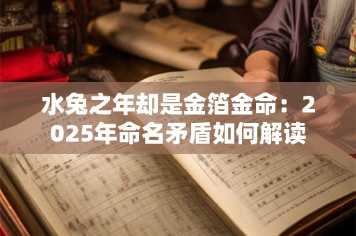 水兔之年却是金箔金命：2025年命名矛盾如何解读