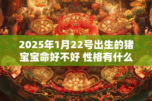 2025年1月22号出生的猪宝宝命好不好 性格有什么特点