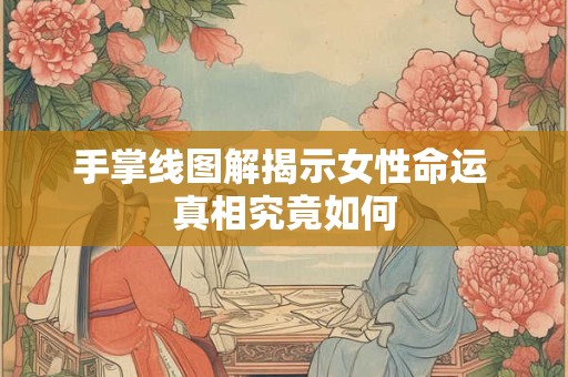 手掌线图解揭示女性命运 真相究竟如何