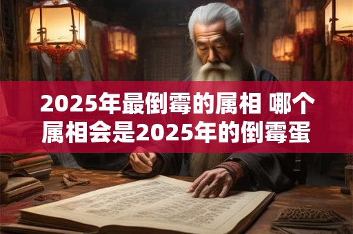 2025年最倒霉的属相 哪个属相会是2025年的倒霉蛋
