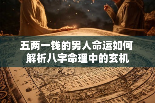 五两一钱的男人命运如何 解析八字命理中的玄机