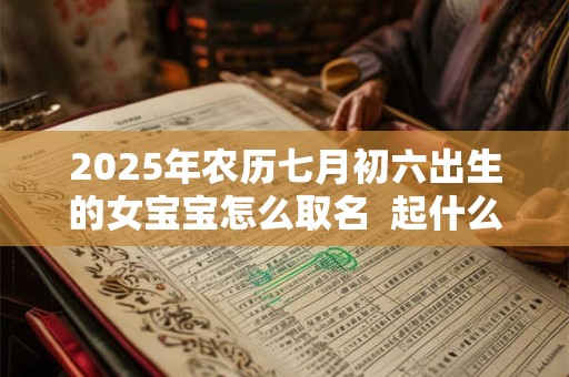 2025年农历七月初六出生的女宝宝怎么取名  起什么名字好