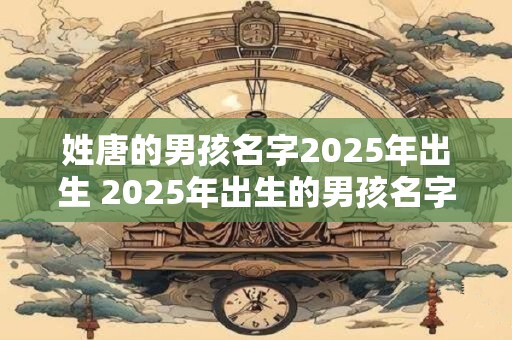 姓唐的男孩名字2026年出生 2026年出生的男孩名字姓唐
