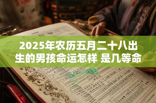 2025年农历五月二十八出生的男孩命运怎样 是几等命 2025年农历五月二十八出生的男孩命运怎样 是几等命