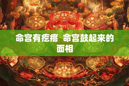 命宫有疙瘩  命宫鼓起来的面相