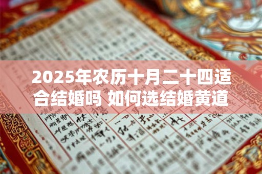 2025年农历十月二十四适合结婚吗 如何选结婚黄道吉日