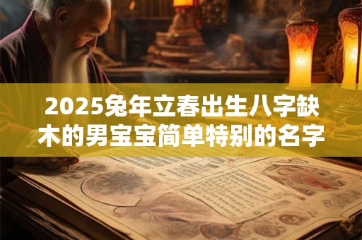 2025兔年立春出生八字缺木的男宝宝简单特别的名字大全 2025兔年立春出生八字缺木的男宝宝简单特别的名字大全