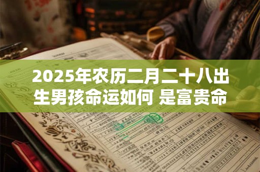2025年农历二月二十八出生男孩命运如何 是富贵命吗