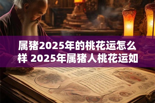 属猪2025年的桃花运怎么样 2025年属猪人桃花运如何