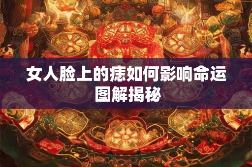 女人脸上的痣如何影响命运 图解揭秘