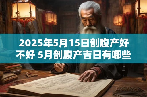 2025年5月15日剖腹产好不好 5月剖腹产吉日有哪些