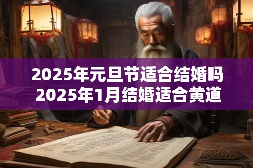2025年元旦节适合结婚吗 2025年1月结婚适合黄道吉日