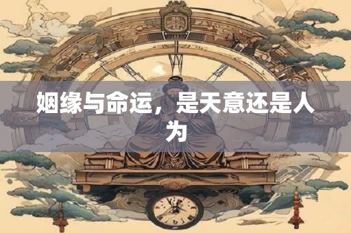 姻缘与命运，是天意还是人为