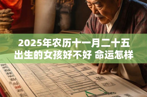 2025年农历十一月二十五出生的女孩好不好 命运怎样
