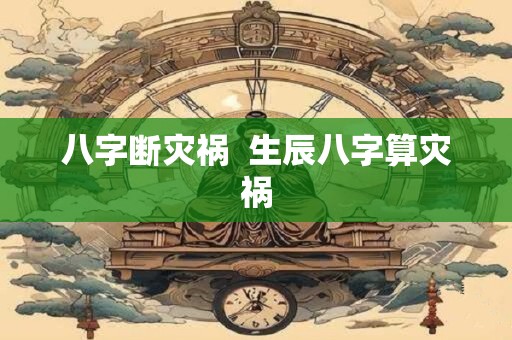 八字断灾祸  生辰八字算灾祸