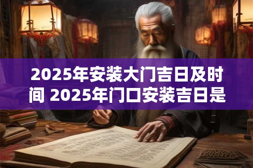 2025年安装大门吉日及时间 2025年门口安装吉日是什么